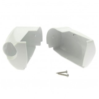 1 - Thule Omnistor 5003 Veranda witte aansluitkappenset voor rechts en links